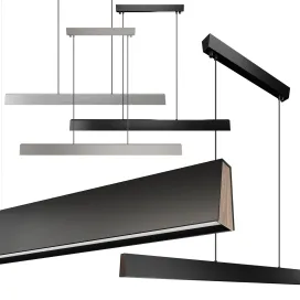 Flair led linear suspension light by blackjack